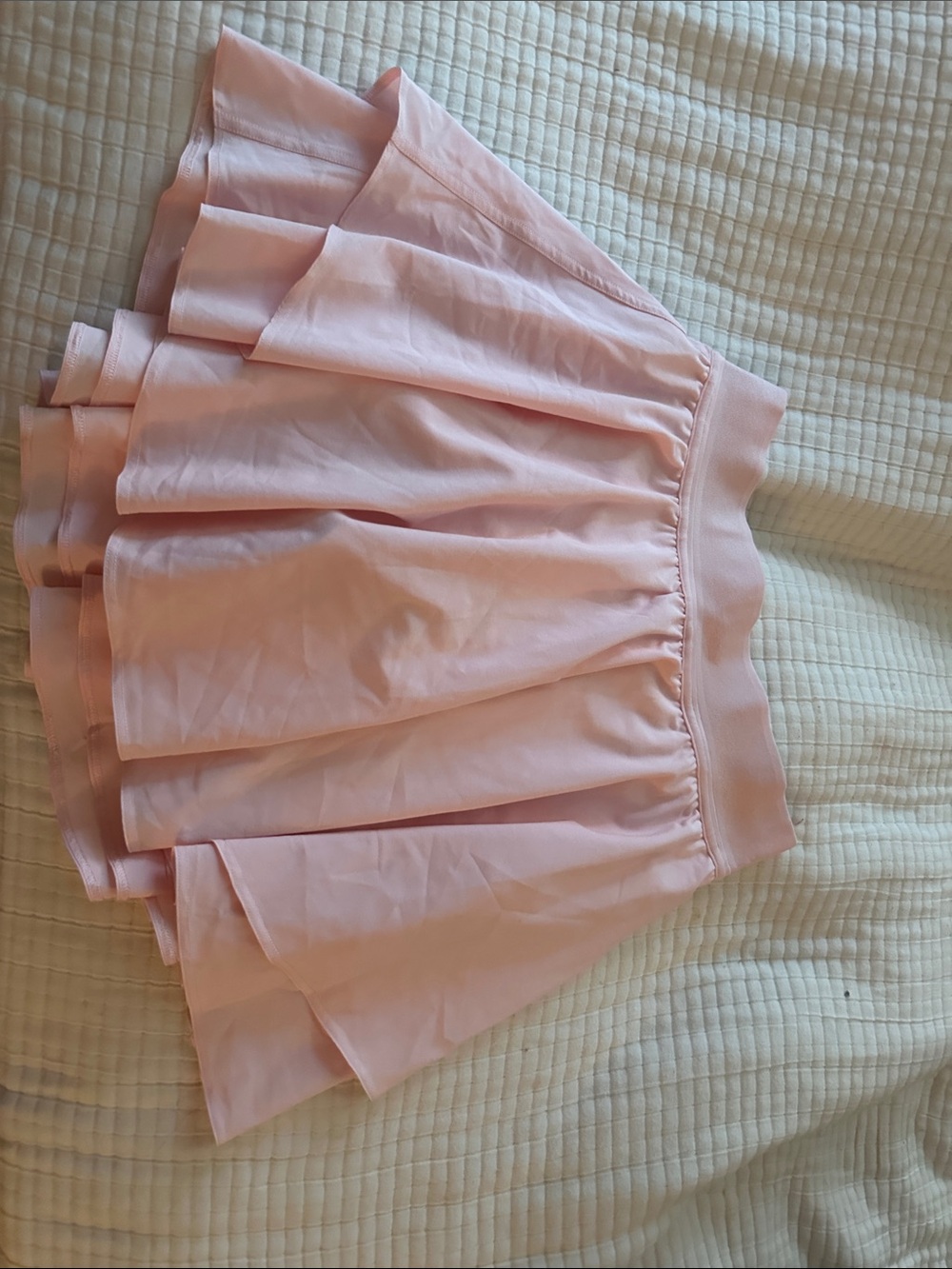 lululemon athletica Light Pink Pleated Mini Skirt